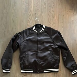Men's Black Bomber Jacket
